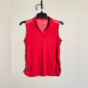 Antigua Women’s Sleeveless Golf Polo Tank Top – Size L